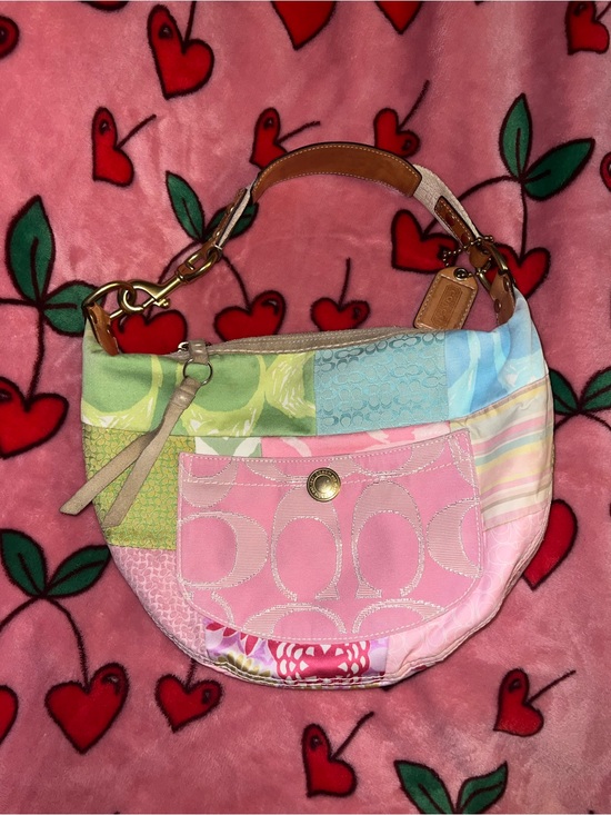 Coach Handbags - Coach Patchwork Shoulder Bag 🌸 chic coquette girl soft life pastels